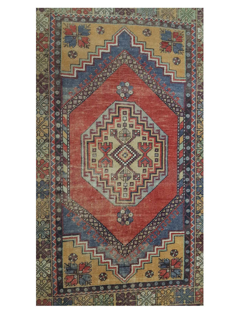 Pacific Anatolian 42045 Rust Multi Traditional Hand Knotted Rug