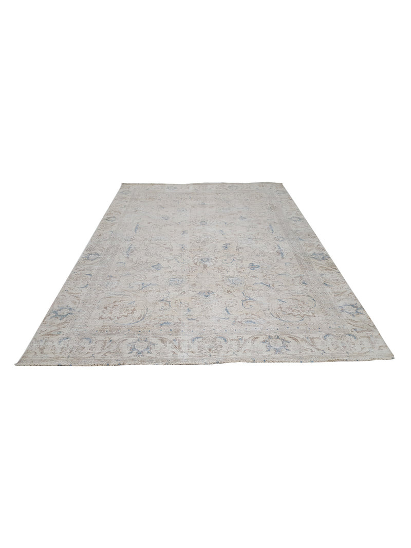 Pacific Vintage 42086 Ivory Ivory Vintage Hand Knotted Rug
