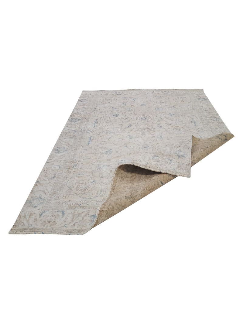 Pacific Vintage 42086 Ivory Ivory Vintage Hand Knotted Rug