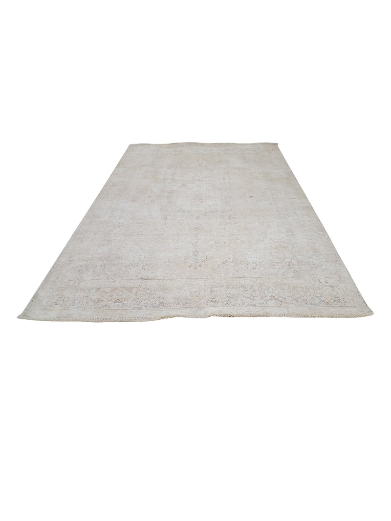 Pacific Vintage 42099 Ivory Ivory Vintage Hand Knotted Rug