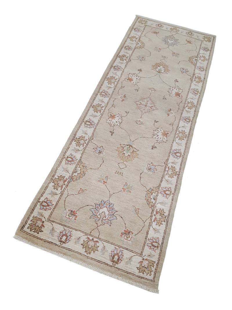 Pacific Ziegler 42130 Lt.Brown Ivory Transitional Hand Knotted Rug