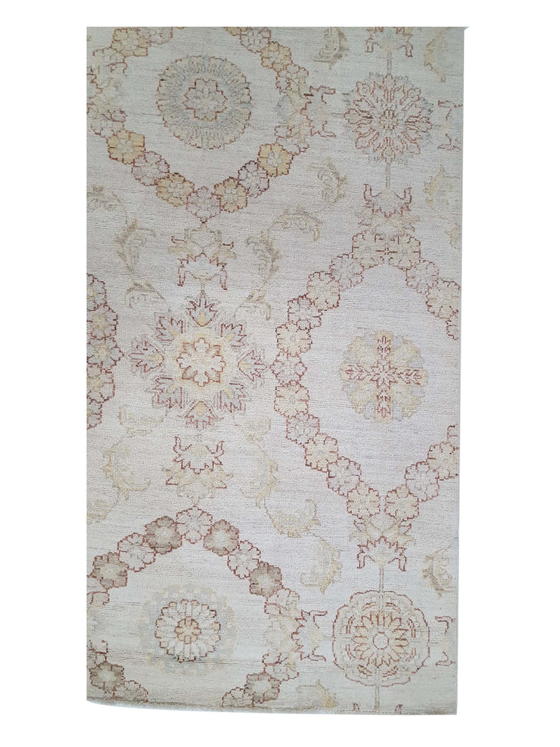 Pacific Ziegler 42151 Ivory Ivory Transitional Hand Knotted Rug