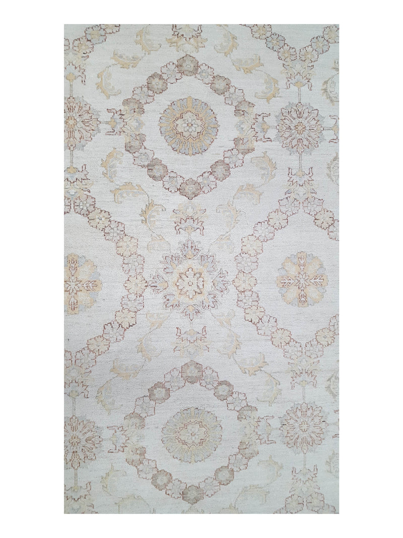 Pacific Ziegler 42151 Ivory Ivory Transitional Hand Knotted Rug
