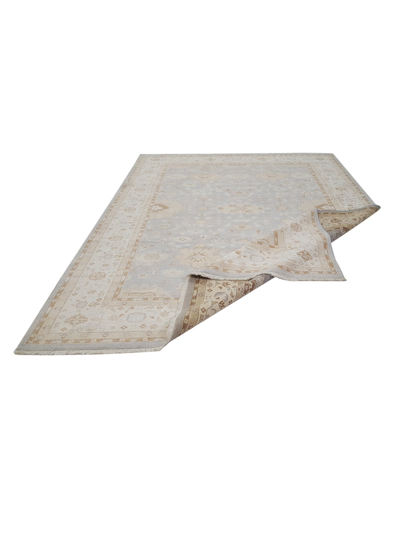 Pacific Ziegler 42152 Lt.Grey Ivory Transitional Hand Knotted Rug