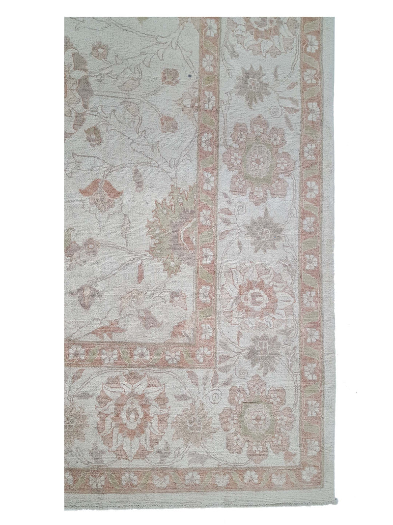 Pacific Ziegler 42153 Ivory Sage Transitional Hand Knotted Rug