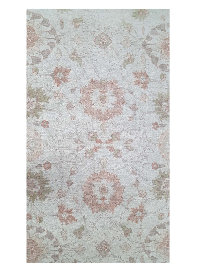 Pacific Ziegler 42153 Ivory Sage Transitional Hand Knotted Rug