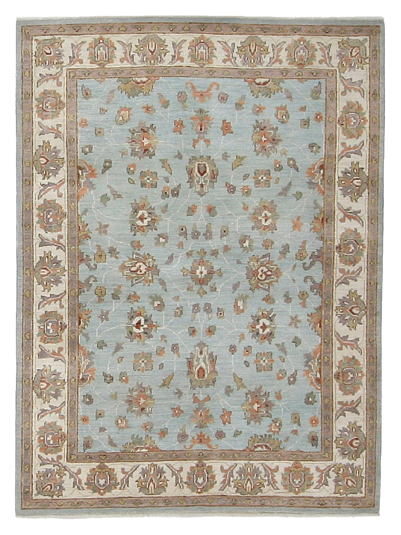 Pacific Ziegler Blue Ivory Transitional