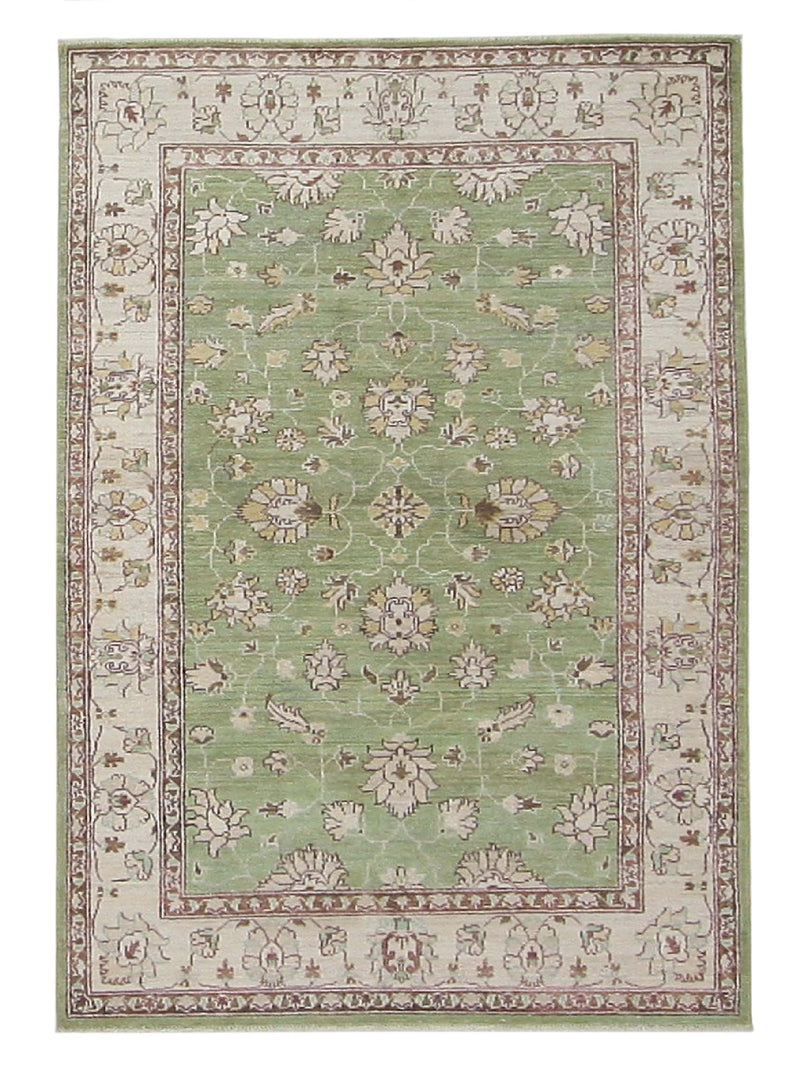 Pacific Ziegler Green Ivory Transitional