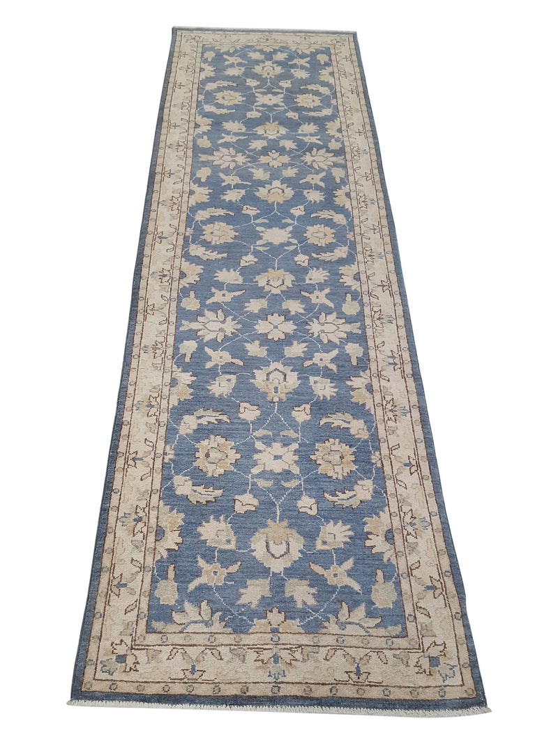 Pacific Ziegler 42172 Grey Ivory Transitional Hand Knotted Rug