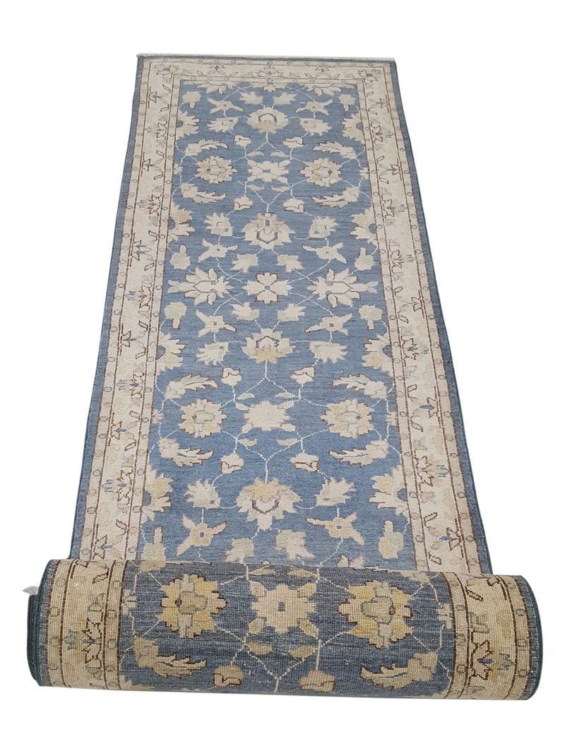 Pacific Ziegler 42172 Grey Ivory Transitional Hand Knotted Rug