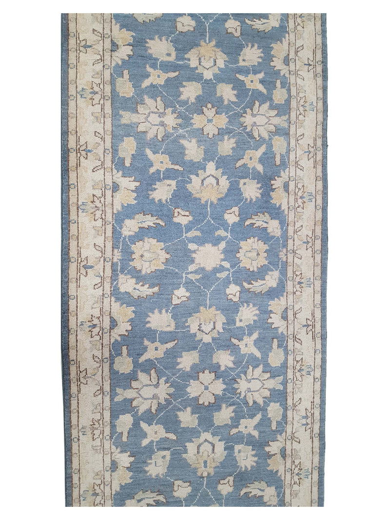 Pacific Ziegler 42172 Grey Ivory Transitional Hand Knotted Rug