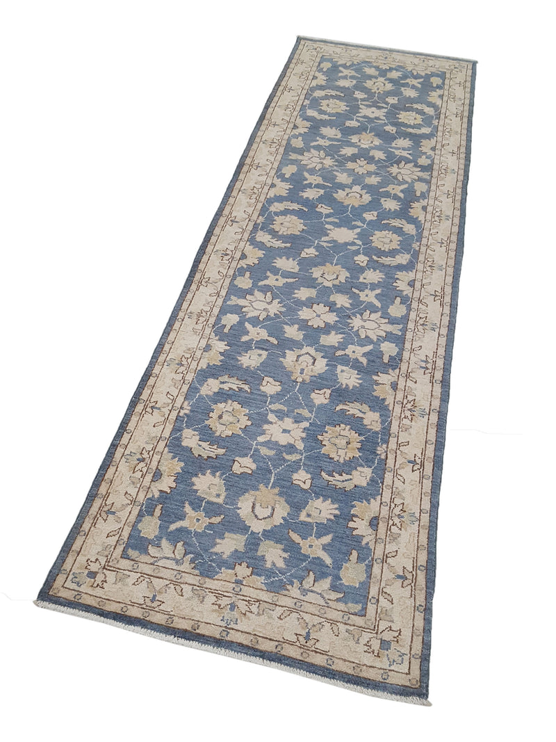 Pacific Ziegler 42172 Grey Ivory Transitional Hand Knotted Rug