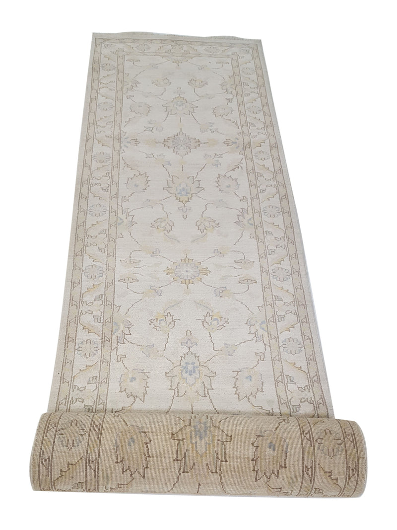Pacific Ziegler 42185 Ivory Ivory Transitional Hand Knotted Rug