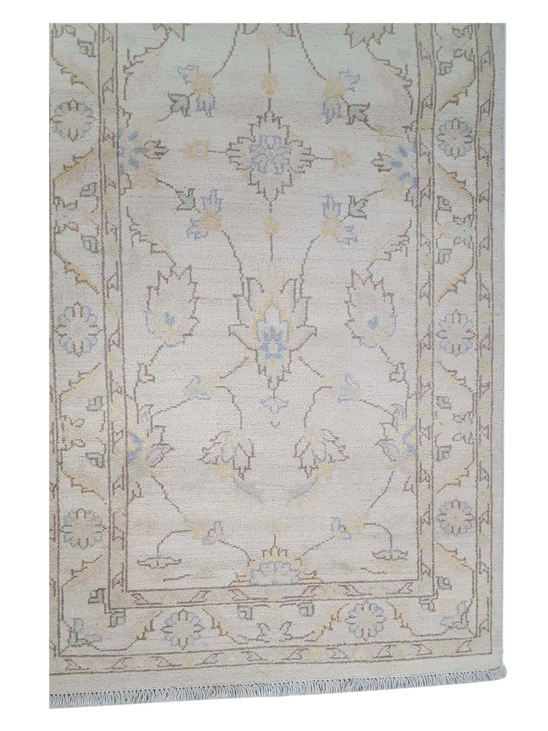 Pacific Ziegler 42185 Ivory Ivory Transitional Hand Knotted Rug