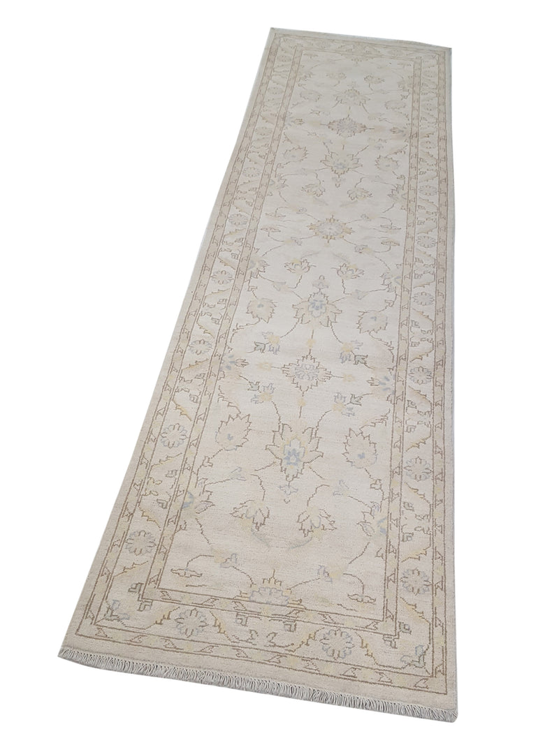 Pacific Ziegler 42185 Ivory Ivory Transitional Hand Knotted Rug