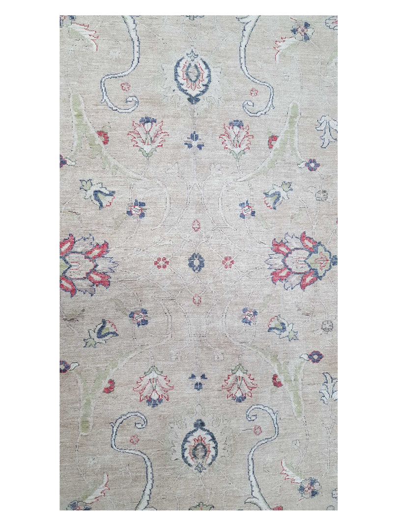 Pacific Ziegler 42222 Beige Ivory Transitional Hand Knotted Rug