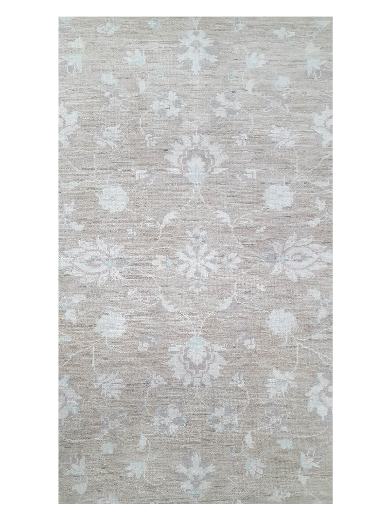 Pacific Ziegler 42231 Brown Ivory Transitional Hand Knotted Rug
