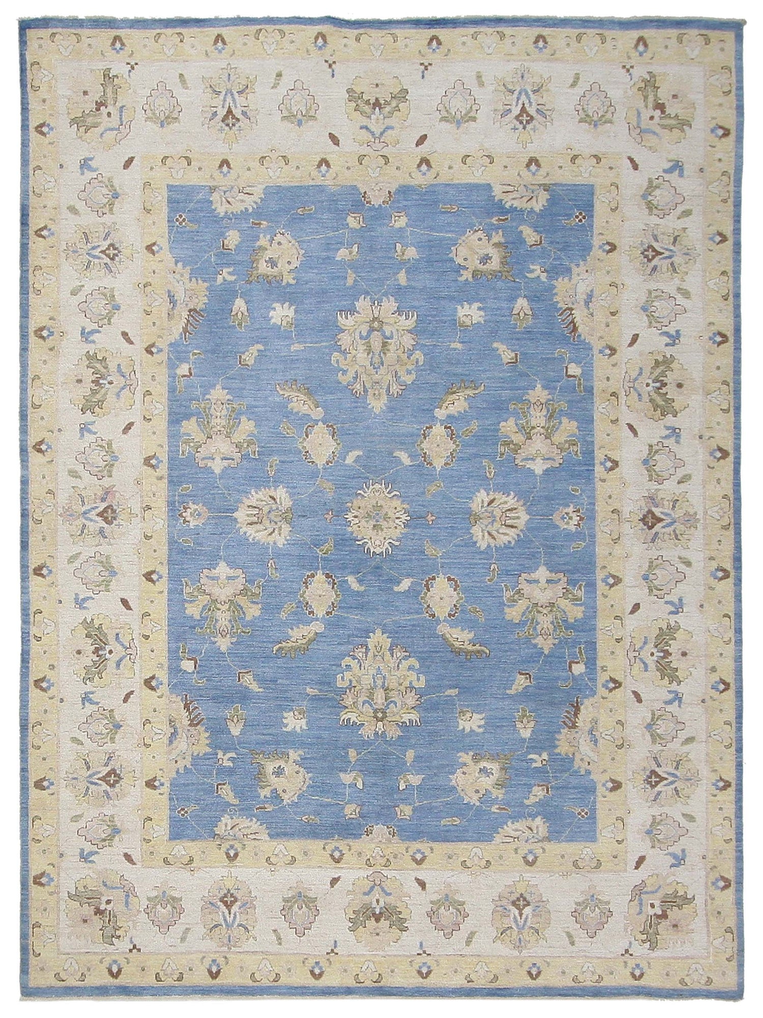 Pacific Ziegler Blue Ivory Transitional
