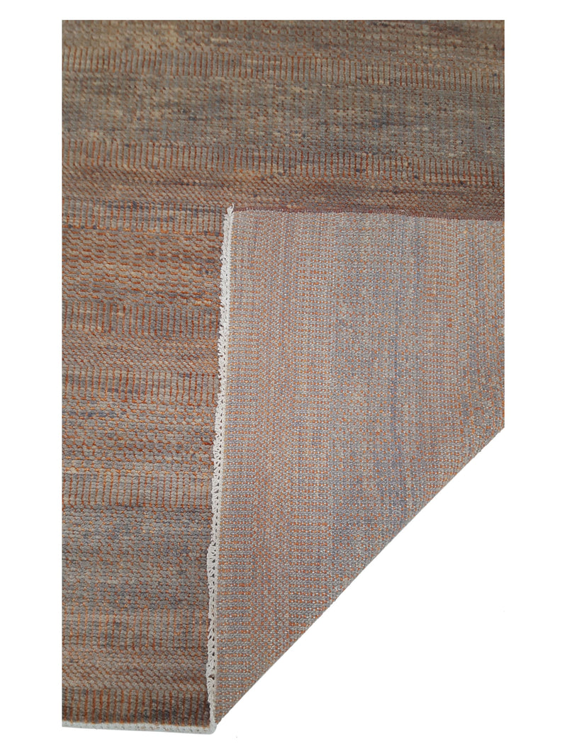Pacific Flute 42321 Rust Grey Modern Hand Knotted Rug