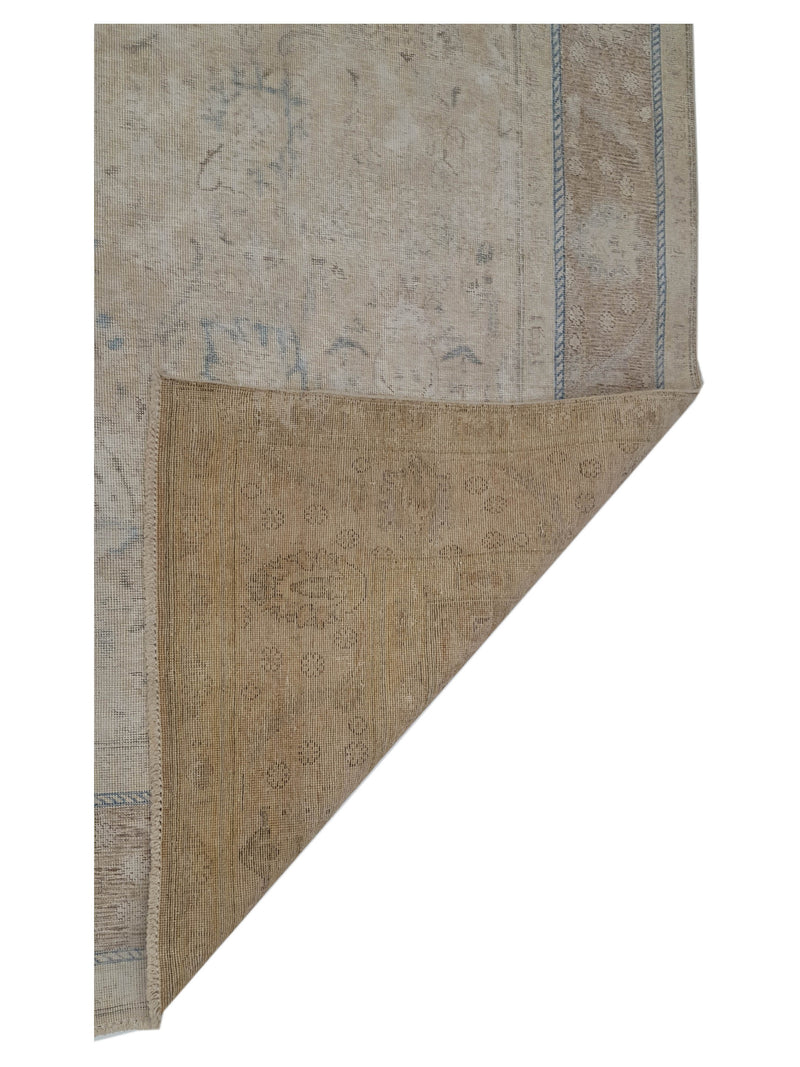 Pacific Vintage 42369 Beige Beige Vintage Hand Knotted Rug