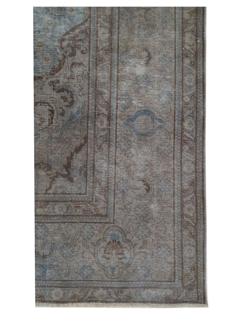 Pacific Vintage 42377 Grey Grey Vintage Hand Knotted Rug