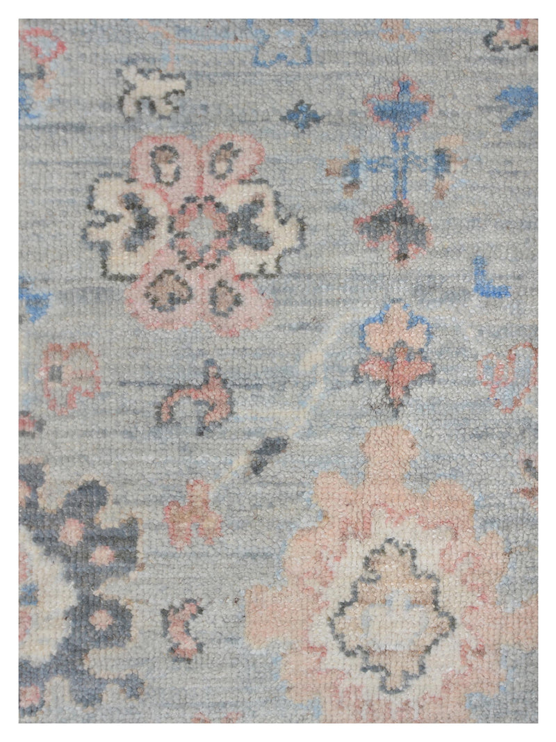 Pacific Ushak 42392 Grey Ivory Transitional Hand Knotted Rug