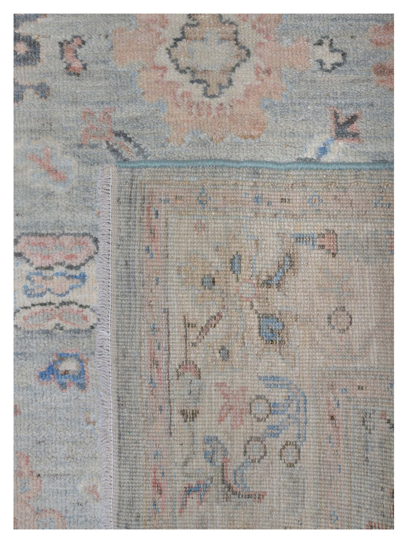 Pacific Ushak 42392 Grey Ivory Transitional Hand Knotted Rug