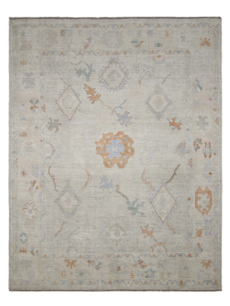 Pacific Ushak Wool Weft Beige Blush Transitional