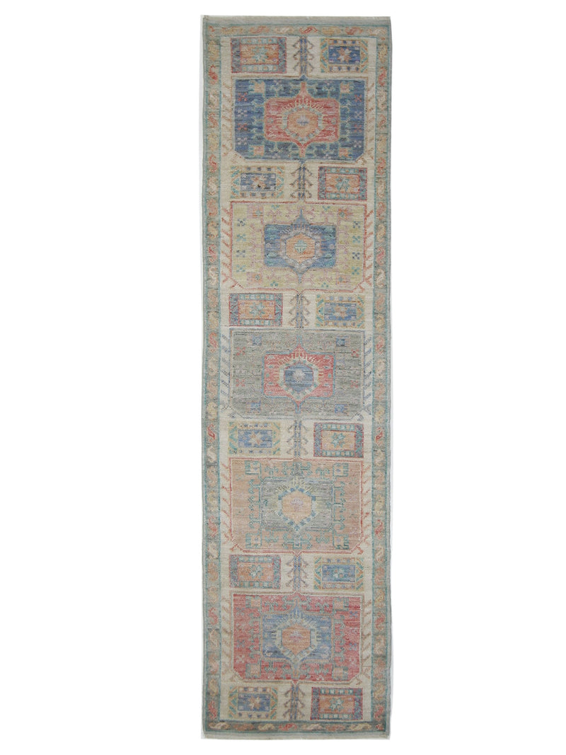 Pacific Ushak Wool Weft Beige Multi Transitional