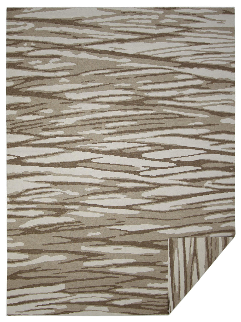 Pacific Meditarian RM-11 Ivory Brown Modern Hand Knotted Rug