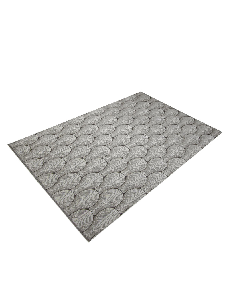 Pacific Meditarian RM-12 Grey White Modern Hand Knotted Rug