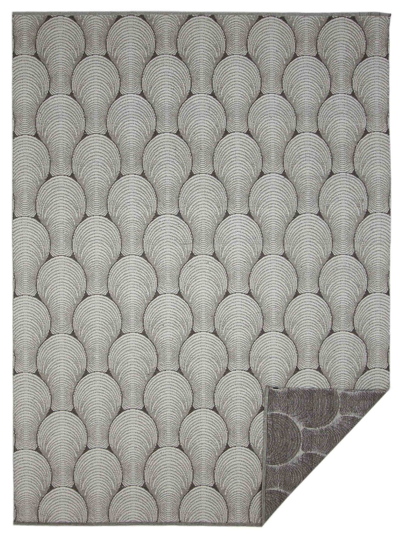Pacific Meditarian RM-12 Grey White Modern Hand Knotted Rug