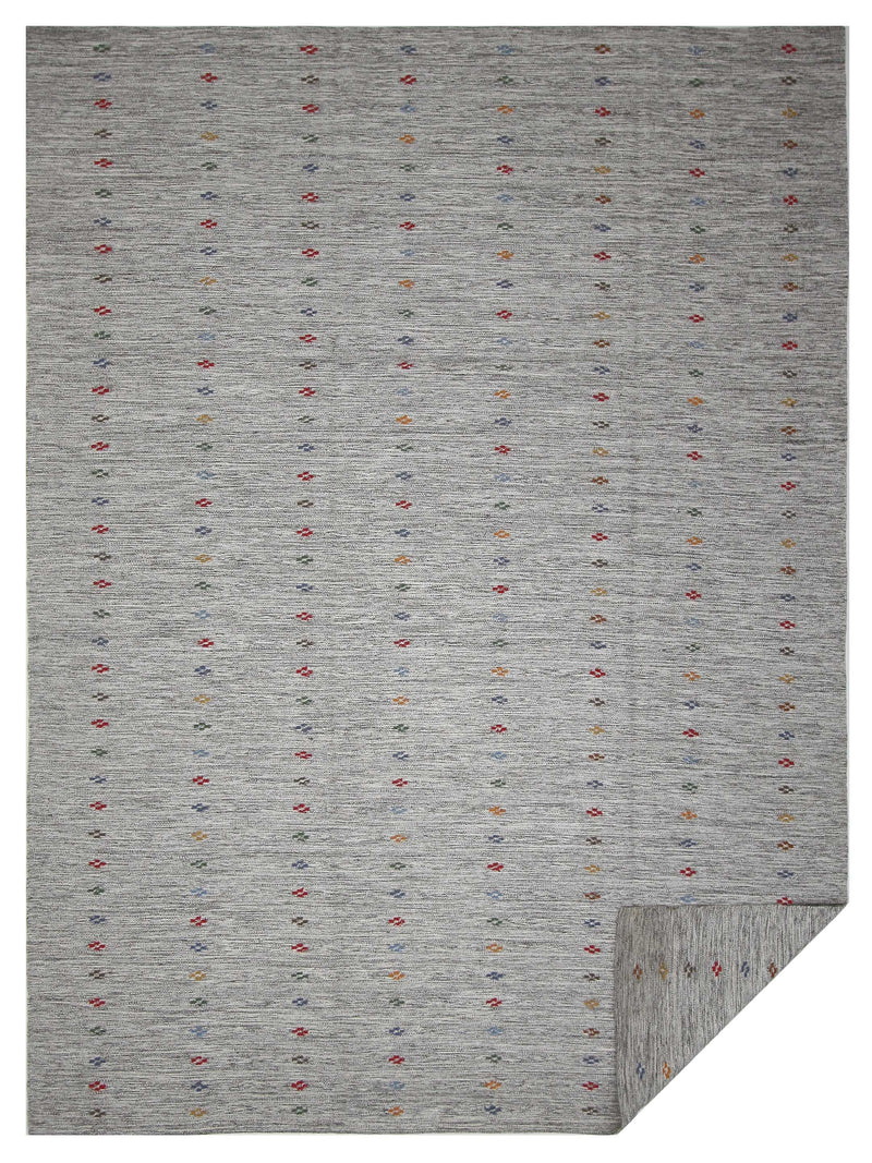 Pacific Meditarian RM-19 Grey Multi Modern Hand Knotted Rug
