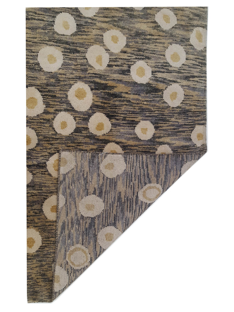 Pacific Moroccan I 42653 Gold Multi Modern Hand Knotted Rug