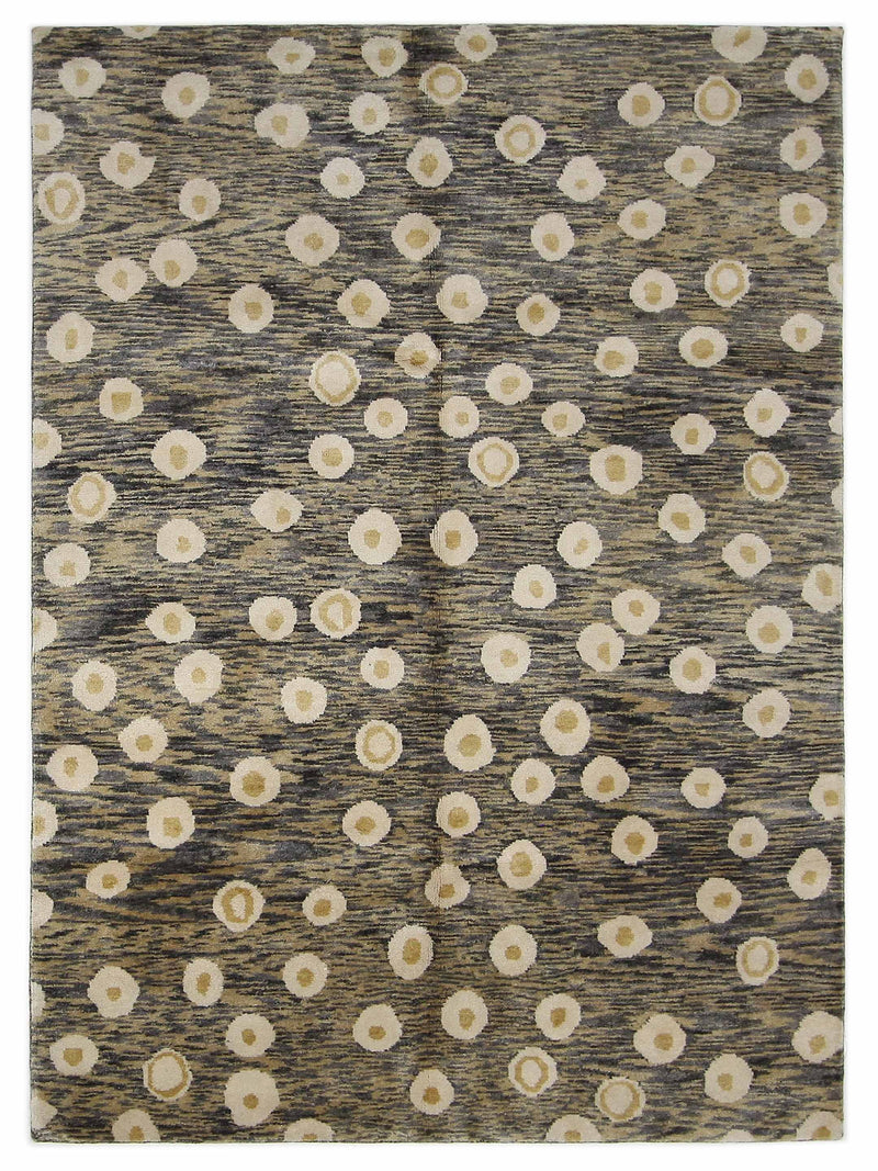 Pacific Moroccan I Gold Multi Modern
