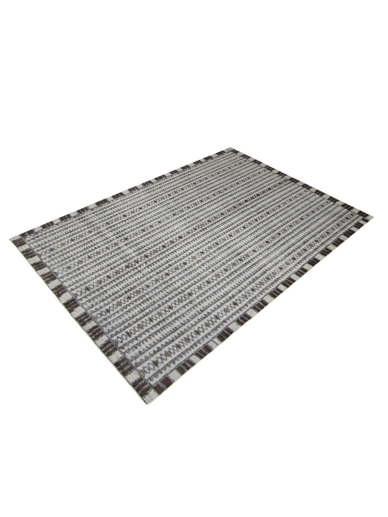 Pacific Moroccan I 42654 Beige Grey Modern Hand Knotted Rug