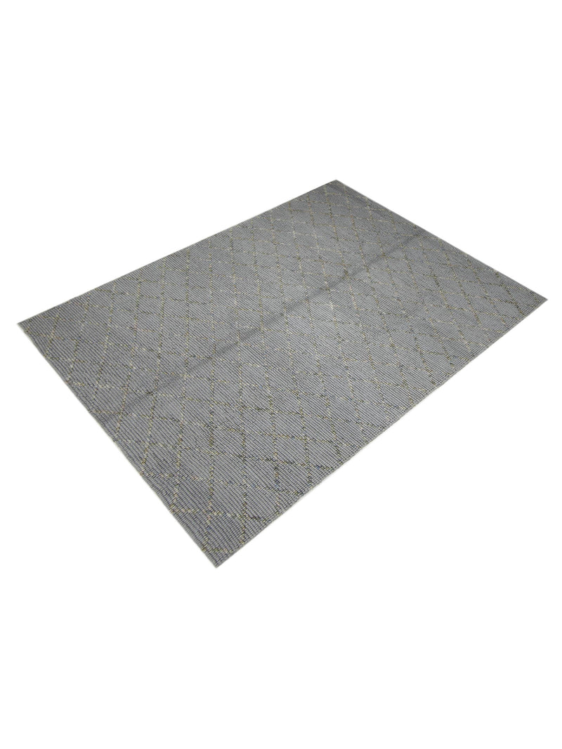 Pacific Moroccan I RM-32 Lt.Blue Silver Modern Hand Knotted Rug