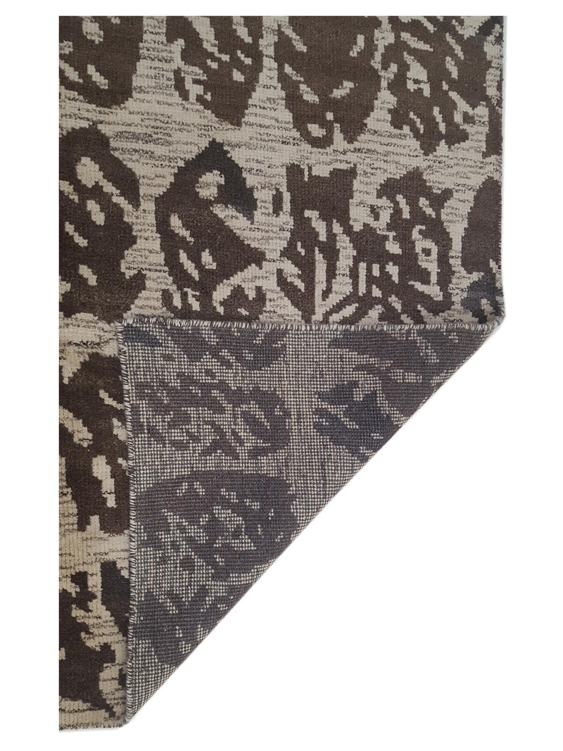 Pacific Moroccan I 42674 Beige Brown Modern Hand Knotted Rug