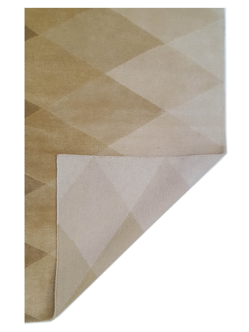 Pacific Nepoli NEP-CRGD Cream Gold Modern Hand Knotted Rug