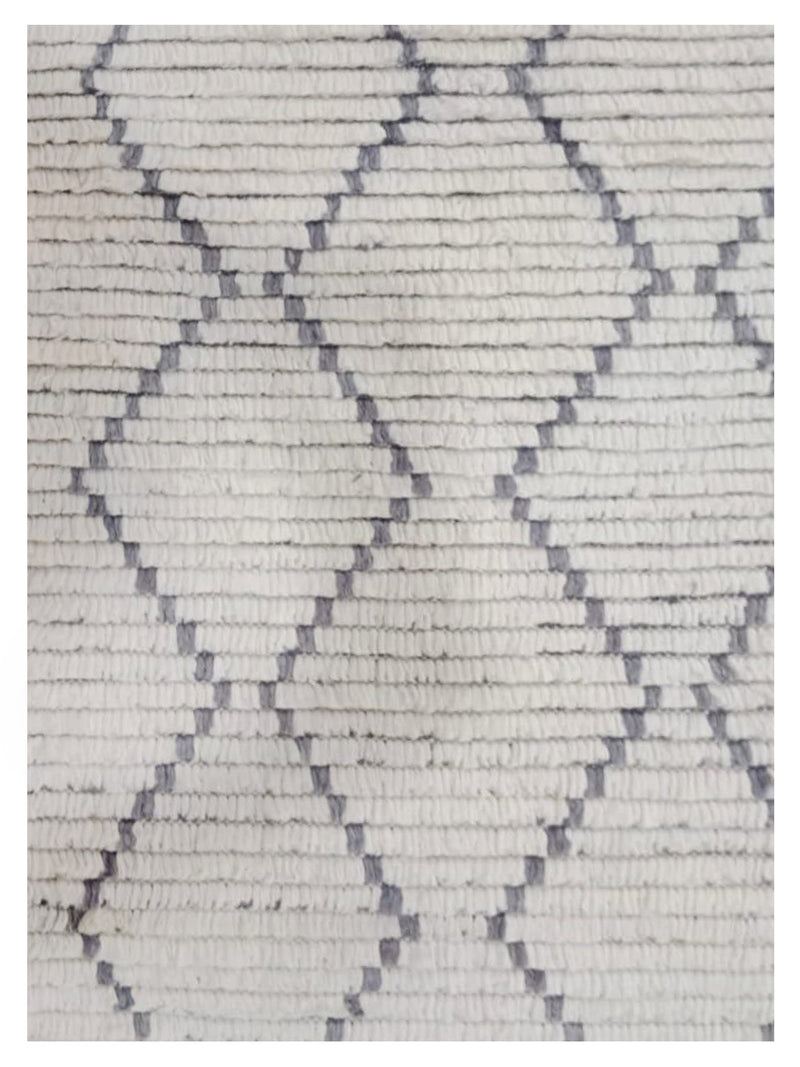 Pacific Moroccan 42761 Ivory Grey Transitional Hand Knotted Rug