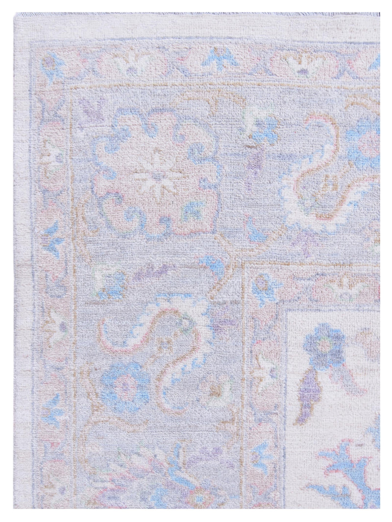 Pacific Ziegler 42780 Ivory Grey Transitional Hand Knotted Rug