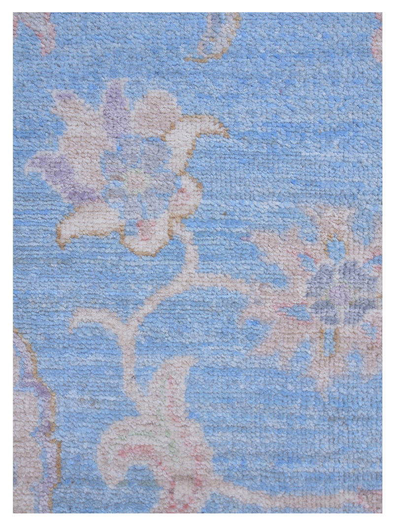 Pacific Ziegler 42785 Blue Ivory Transitional Hand Knotted Rug