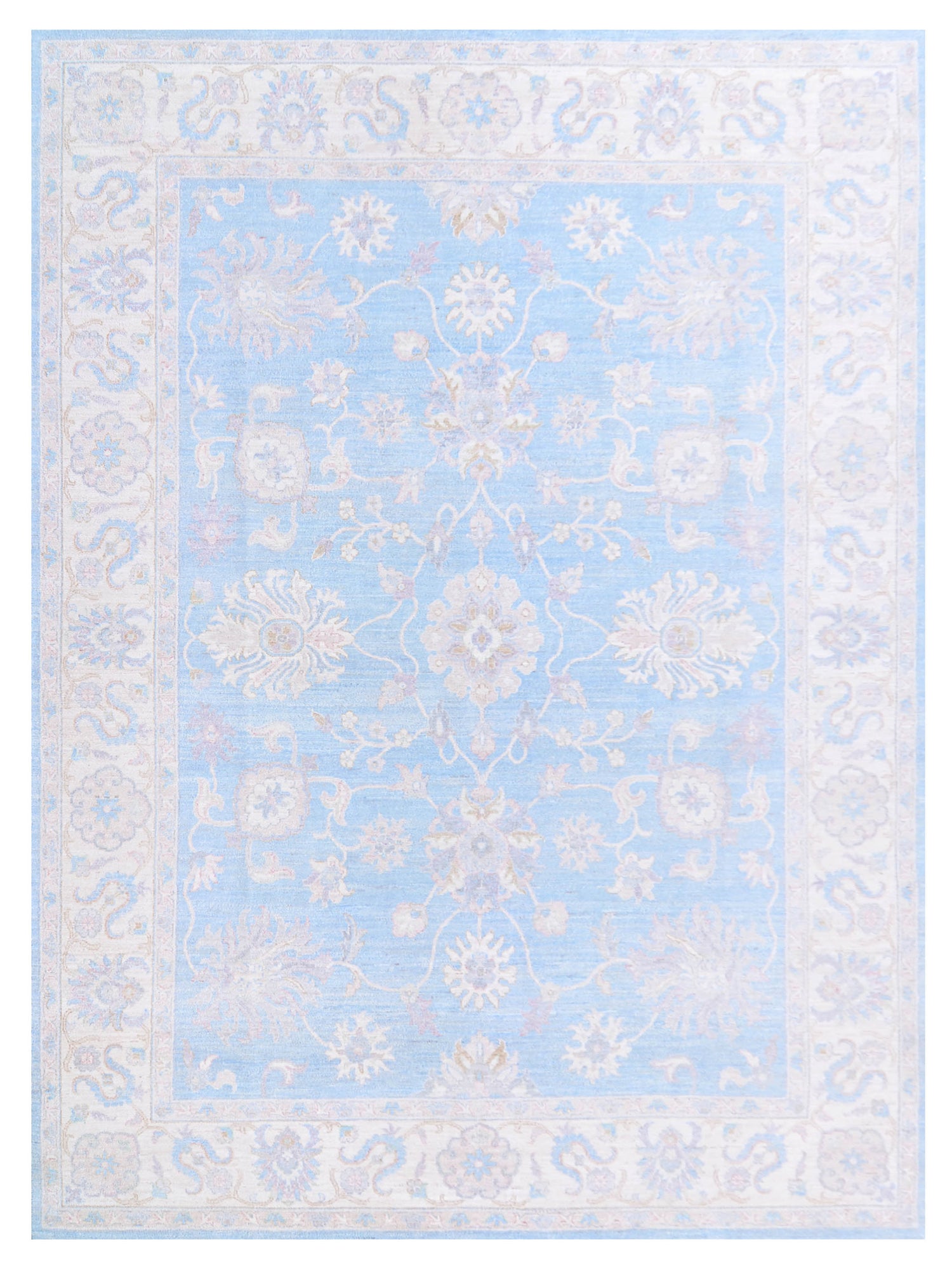 Pacific Ziegler Blue Ivory Transitional