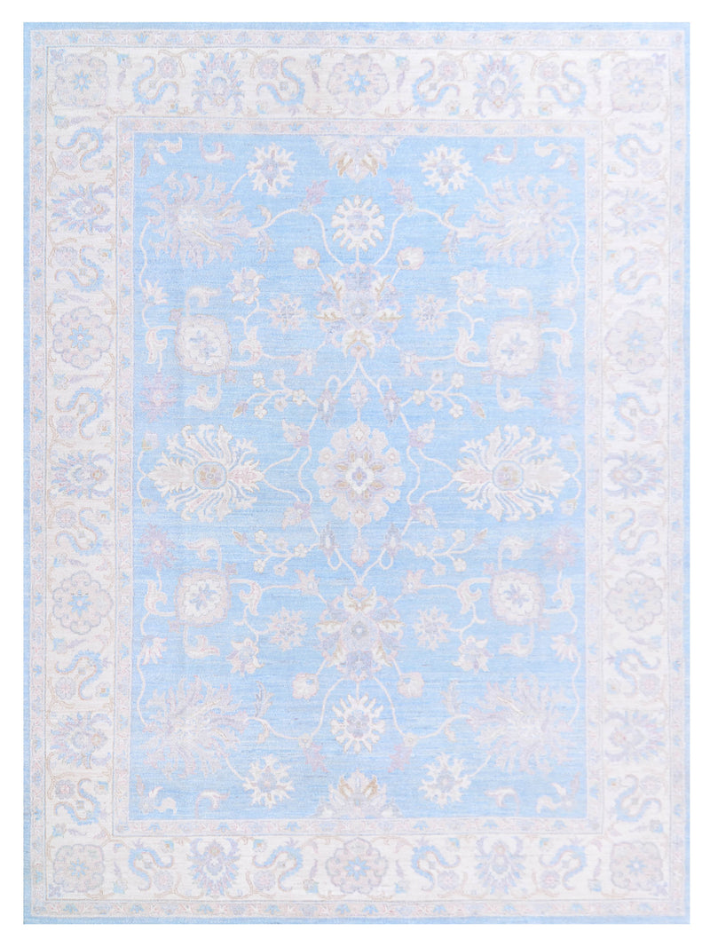 Pacific Ziegler Blue Ivory Transitional