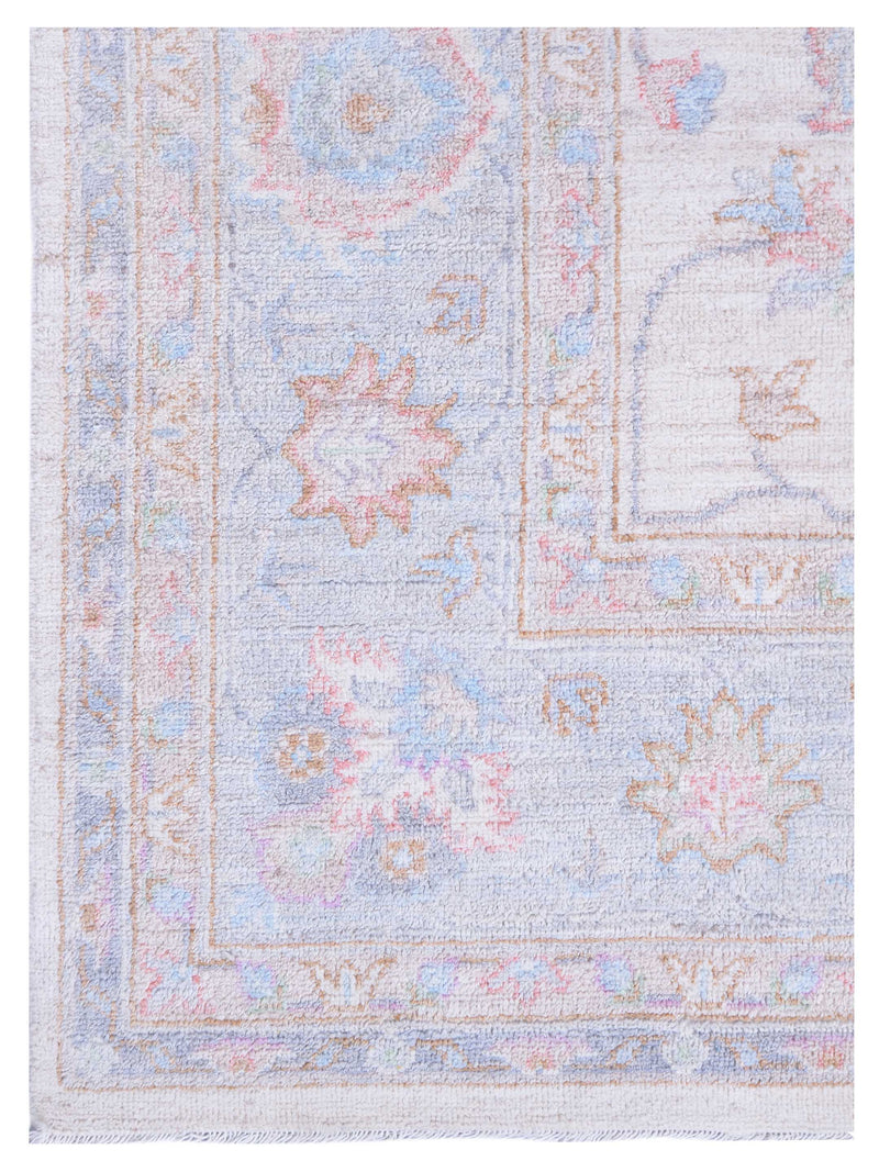 Pacific Ziegler 42789 Ivory Grey Transitional Hand Knotted Rug