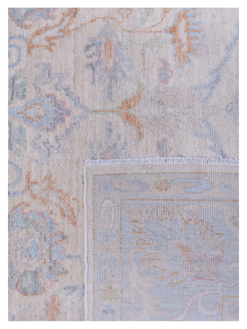 Pacific Ziegler 42812 Ivory Grey Transitional Hand Knotted Rug