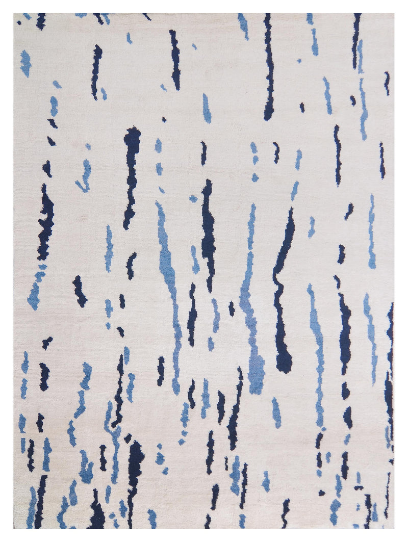Pacific Moroccan Ivory Blue Transitional