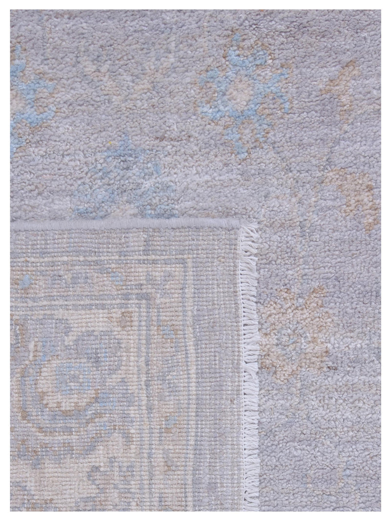 Pacific Ziegler 42830 Grey Ivory Transitional Hand Knotted Rug