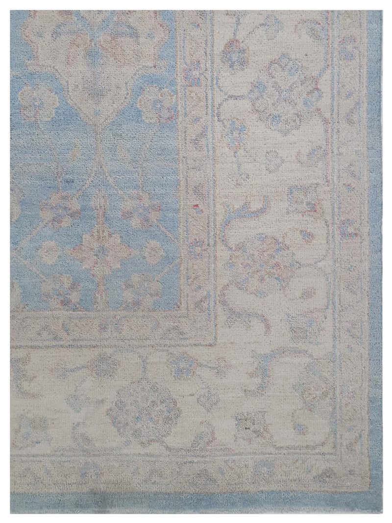 Pacific Ziegler 42857 Blue Ivory Transitional Hand Knotted Rug