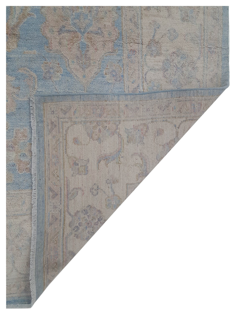 Pacific Ziegler 42857 Blue Ivory Transitional Hand Knotted Rug